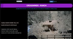 Desktop Screenshot of crosswindsranch.faithweb.com