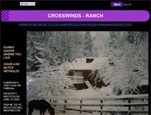 Tablet Screenshot of crosswindsranch.faithweb.com