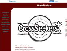 Tablet Screenshot of crossseekers.faithweb.com