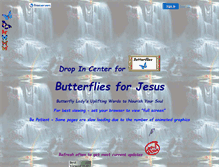 Tablet Screenshot of butterfliesforjesus.faithweb.com