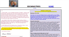 Desktop Screenshot of bdcministries.faithweb.com