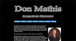 Desktop Screenshot of donmathis.faithweb.com
