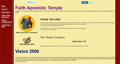 Desktop Screenshot of faithapostolic.faithweb.com