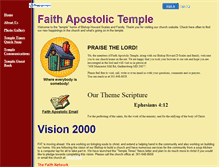 Tablet Screenshot of faithapostolic.faithweb.com