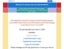 Tablet Screenshot of kamgalabs.faithweb.com