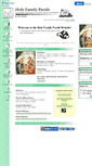 Mobile Screenshot of holyfamilyparish.faithweb.com
