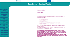 Desktop Screenshot of daveboyce.faithweb.com