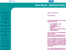 Tablet Screenshot of daveboyce.faithweb.com