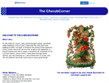 Tablet Screenshot of cherubcorner.faithweb.com