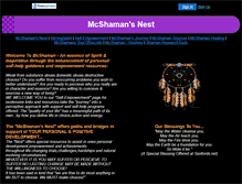 Tablet Screenshot of mcshaman.faithweb.com