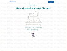 Tablet Screenshot of newgroundharvest.faithweb.com