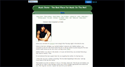 Desktop Screenshot of musicdome.faithweb.com