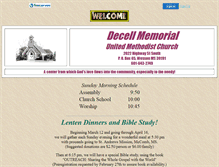 Tablet Screenshot of dmumc.faithweb.com