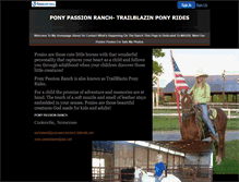 Tablet Screenshot of ponypassionranch.faithweb.com