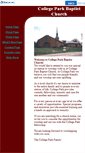 Mobile Screenshot of collegepark.faithweb.com