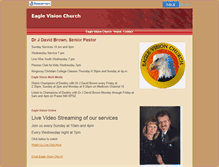 Tablet Screenshot of eaglevisionchurch.faithweb.com