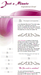 Mobile Screenshot of justaminute.faithweb.com