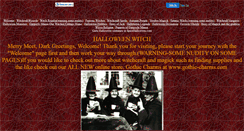 Desktop Screenshot of halloweenwitch.faithweb.com