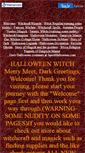 Mobile Screenshot of halloweenwitch.faithweb.com