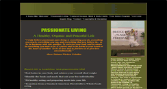 Desktop Screenshot of passionateliving.faithweb.com