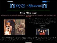 Tablet Screenshot of irismusic.faithweb.com