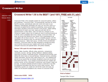 Tablet Screenshot of crosswordwriterplus.faithweb.com