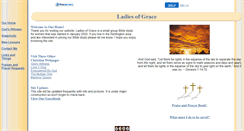 Desktop Screenshot of ladiesofgrace.faithweb.com
