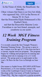 Mobile Screenshot of mgt-fitness.faithweb.com
