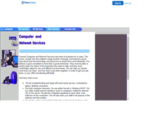 Tablet Screenshot of comnet.faithweb.com