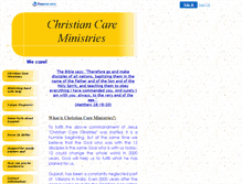 Tablet Screenshot of christiancare.faithweb.com