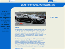 Tablet Screenshot of 2fast2furious.faithweb.com