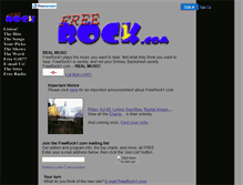 Tablet Screenshot of freerock1.faithweb.com