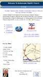 Mobile Screenshot of ambassadorbaptistchurch.faithweb.com