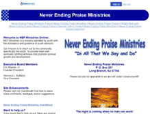 Tablet Screenshot of nepministries.faithweb.com