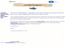 Tablet Screenshot of infaith.faithweb.com