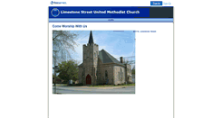 Desktop Screenshot of limestonestreetunitedmethodistchurch.faithweb.com