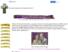 Tablet Screenshot of familycc.faithweb.com