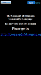Mobile Screenshot of covenantofrhiannon.faithweb.com