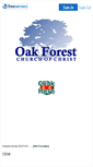 Mobile Screenshot of oakforest.faithweb.com