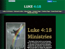 Tablet Screenshot of luke418.faithweb.com