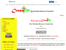 Tablet Screenshot of crosslife.faithweb.com