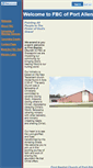 Mobile Screenshot of fbcportallen.faithweb.com