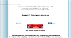 Desktop Screenshot of ezekiel37biblewatch.faithweb.com