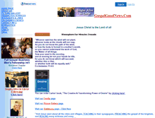 Tablet Screenshot of gospel.faithweb.com