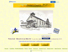 Tablet Screenshot of christschurch.faithweb.com