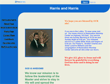 Tablet Screenshot of harrisandharris.faithweb.com