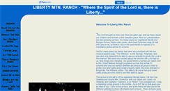 Desktop Screenshot of libertymtnranch.faithweb.com