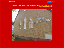 Tablet Screenshot of churchofgodgreenville.faithweb.com