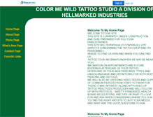 Tablet Screenshot of colormewildtattoostudio.faithweb.com
