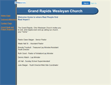Tablet Screenshot of grandrapidswesleyanchurch.faithweb.com